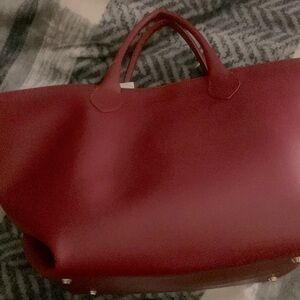 DIMONI Rubino Leather Xl Tulip Satchel